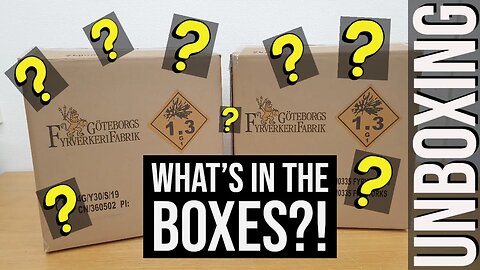 MYSTERY FIREWORKS UNBOXING | WOW! Amazing products | Unboxing session #5