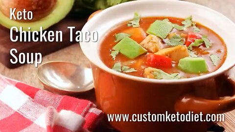 Keto Chicken Taco Soup