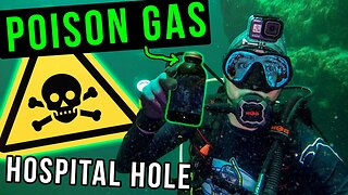 "Will this Water BURN?"🔥 Scuba Diving in Poison Gas Layer at Hospital Hole