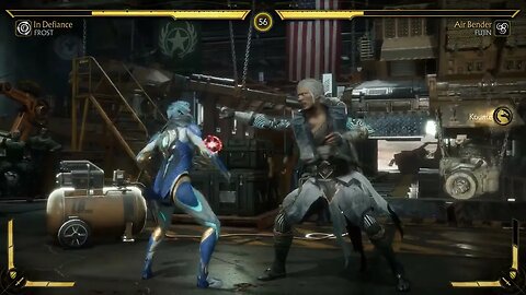 Mortal Kombat 11: Frost (In Defiance) vs Fujin (Air Bender) - No Commentary 4K