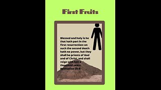 First Fruits - The Resurrection Series