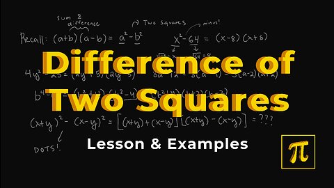 Difference of Two Squares (DOTS) - It's EASY so we SPICE it up!