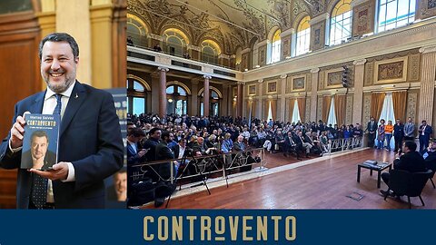 🔴 Presentazione del libro "Controvento" di Matteo Salvini (Milano, 25 Aprile 2024).