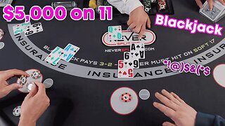 $10,000 Blackjack Win for Mr. T - The Horseshoe Part 2 #114