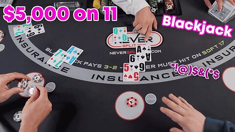 $10,000 Blackjack Win for Mr. T - The Horseshoe Part 2 #114