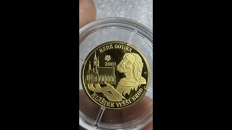 Czech Republic 2000 Korun 2001 Gold coin Proof