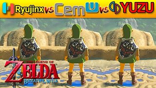 [2023] RYUJINX Vs CEMU Vs YUZU - Best emulator to play ZELDA BREATH OF THE WILD in PC? Perf. Test