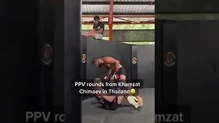 UFC’s Khamzat Chimaev is one SCARY man, even whilst sparring.