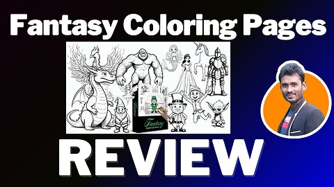 Fantasy Coloring Pages with PLR