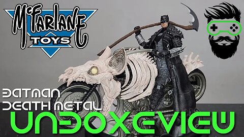Batman e Batcycle - Death Metal - DC Multiverse / McFarlane Toys (Review) PT/BR