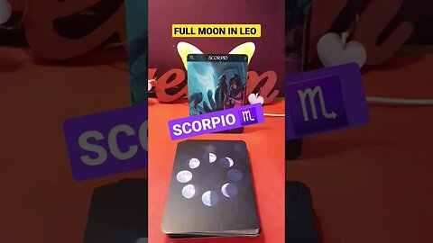 Scorpio | Full Moon in Leo | It's time to release negativity #shorts #guidancemessages