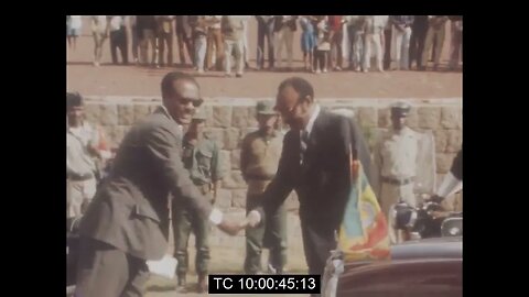 General Teferi Benti attending International Women's year celebrations in Addis Ababa 1976