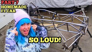 First Start On My Homemade Formula One Car Sounds Insane - Pt 7