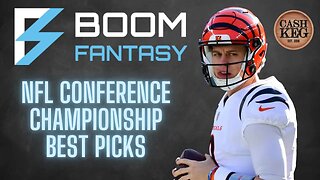 NFL BOOM FANTASY | PROP PICKS | NFL CONFERENCE CHAMPIONSHIP | 1/29/2023 | PICK'EM | BETS | SUNDAY