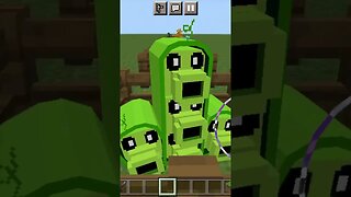 PeaShooters in Minecraft! #shorts