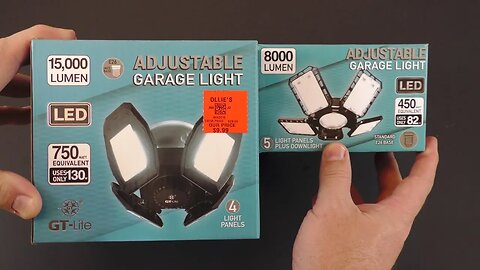GT-Lite Garage Lights Put To The Test! Wattage and Lux.