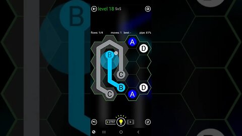 flow free Hexes: easy level 19