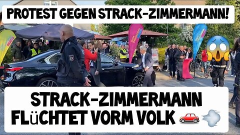 „Kriegstreiberin!“😱Buhrufe🗣Pfiffe & PROTEST gegen Strack-Zimmermann FDP Moers MASZ flüchtet