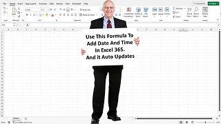 Use This Formula To Add Date And Time In Excel 365 Auto Updates