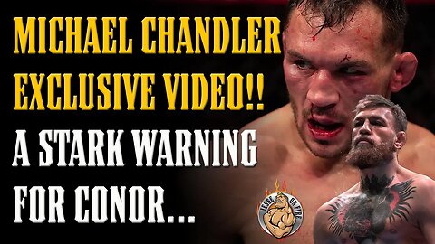 Michael Chandler Gives a STARK WARNING to Conor McGregor!! EXCLUSIVE VIDEO of JOF Reacting!
