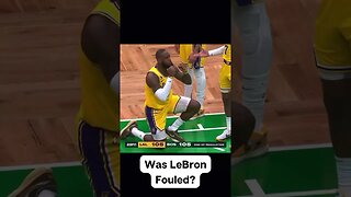 Was LeBron Fouled?