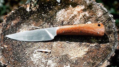 S1 EP2 | HOW TO : Forge a Knife from 52/100 carbon steel with micarta handle