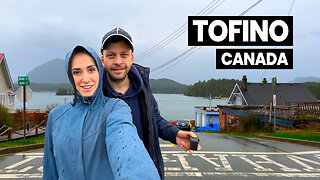 Driving to Tofino, BC with Lots of Rain | RV / Van Life in Vanouver Isand