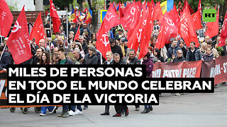 Decenas de países rinden homenaje en el Regimiento Inmortal a los héroes de la Gran Guerra Patria