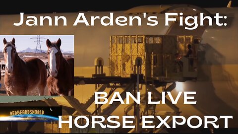 BAN THE LIVE HORSE EXPORT in Canada