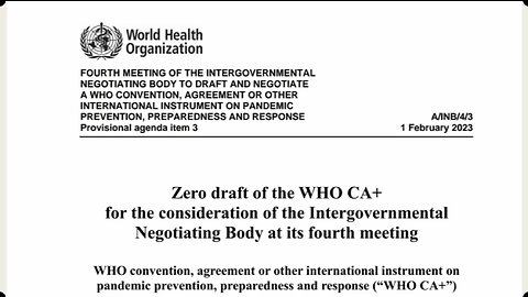 World Pandemic Treaty - UK Column News - 13th February 2023