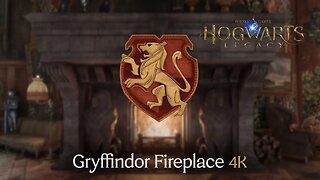 Hogwarts Legacy - Gryffindor Fireplace 4K