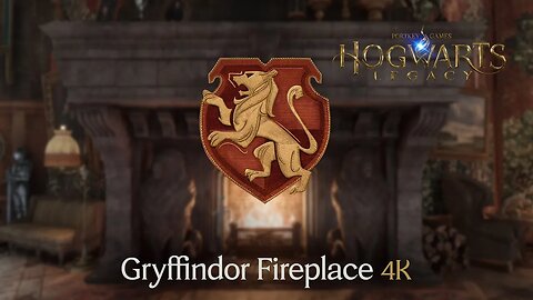 Hogwarts Legacy - Gryffindor Fireplace 4K