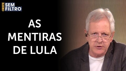 Augusto Nunes: ‘Lula mente o tempo todo’ | #osf
