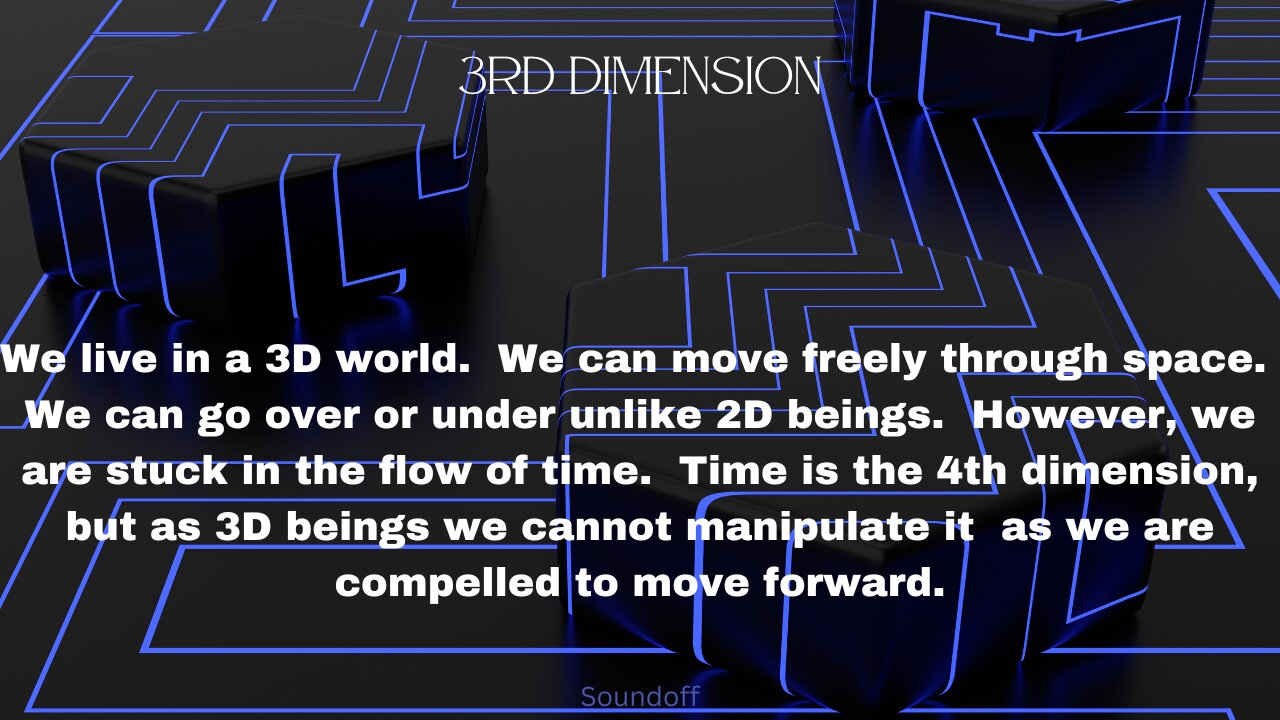 The 3rd Dimension explained: How we differ from lower dimensional ...