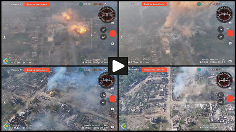 Vovchansk: Russian UMPK FAB bombs devastate Ukrainian positions and the city