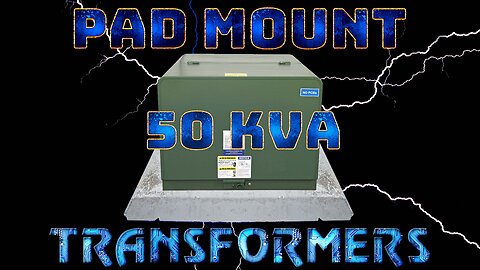 50 KVA Pad Mount Transformer - 12470Y/7200 Grounded Wye Primary, 240/120V Secondary