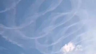 Was this pilot trying to tell us something? Chemtrails