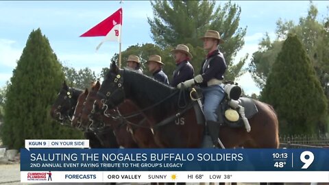 A Salute to honor the legacy of the Nogales Buffalo Soldiers