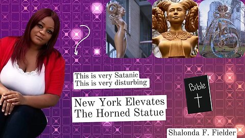 (This is very satanic) New York elevates the horned statue