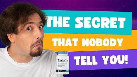 Erectin Reviews - What are the Benefits of Erectin? ⚠️ Secret Revealed⚠️