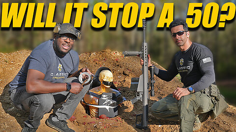 Can Body Armor Stop A .50 Caliber Bullet?!