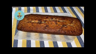 Chocolate Banana Bread / Vegan Banana Bread Με Κομμάτια Σοκολάτας