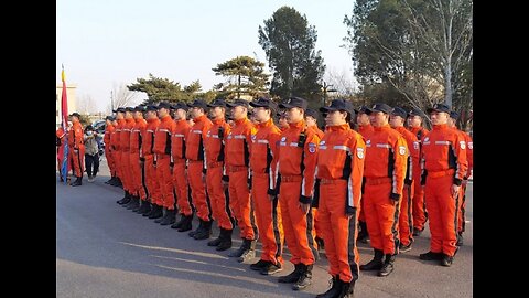82 members of the Chinese rescue team went to Türkiye for international rescue