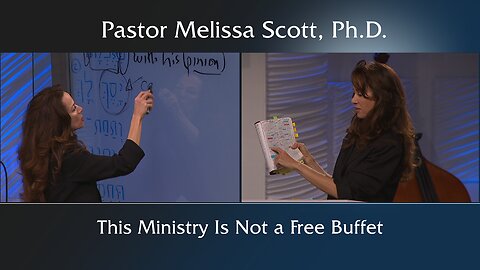 This Ministry Is Not a Free Buffet