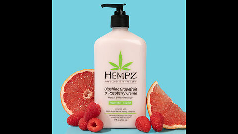 Hempz Sweet Raspberry & Blushing Rose Moisturizer 17oz - Limited Edition