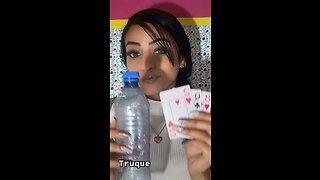 card in the bottle trick