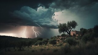 11 Hours of Thunderstorm Sounds in the French Countryside