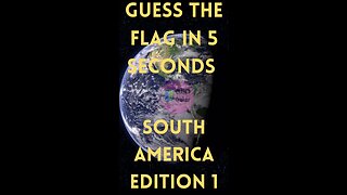 Geography Quiz | Guess The Flag In 5 Seconds | South America Edition 1 | Geography | Quiz | General Knowledge | News |