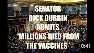 FREUDIAN SLIP - Millions have died from the vaccine