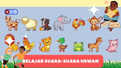 Game Anak Edukasi Hewan & Buah - Belajar Suara-Suara Hewan #12